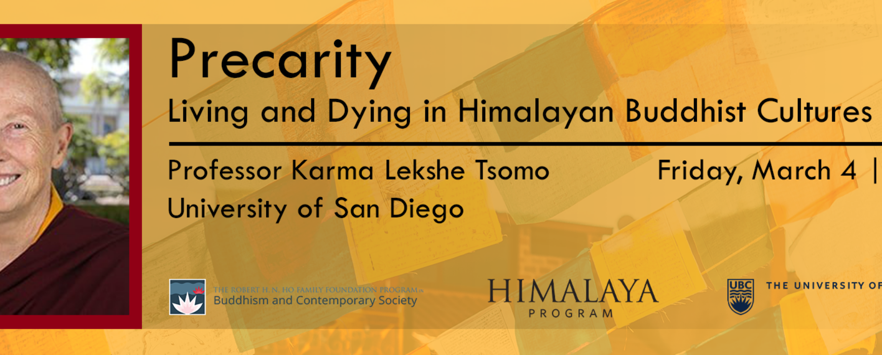 Guest Lecture: Precarity – Living and Dying in Himalayan Buddhist Cultures