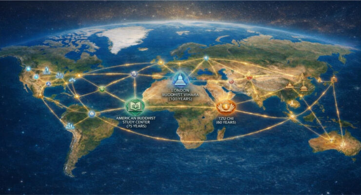 Asian-Global Networks and Relationships in the Modern Spread of Buddhism